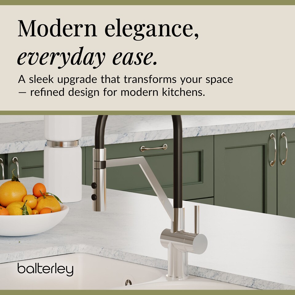 image 1 of Rana Kitchen Mono Mixer Tap - Single Lever Polished Chrome | Silver | Chrome | 1