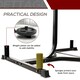 image 6 of HOMCOM Free-Standing Speed Bag Platform, Adjustable Boxing Punch Bag | Multi
