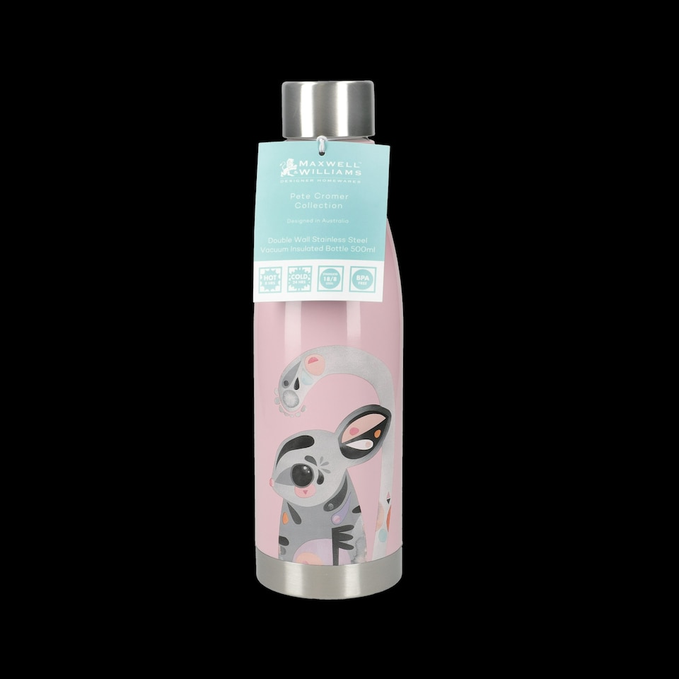 image 1 of Maxwell & Williams Water Bottle Pink Insulated 500ml