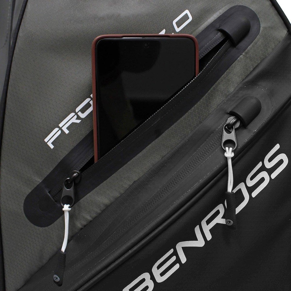 image 1 of Benross ProTec 7.0 Waterproof Stand Bag - Black/Grey