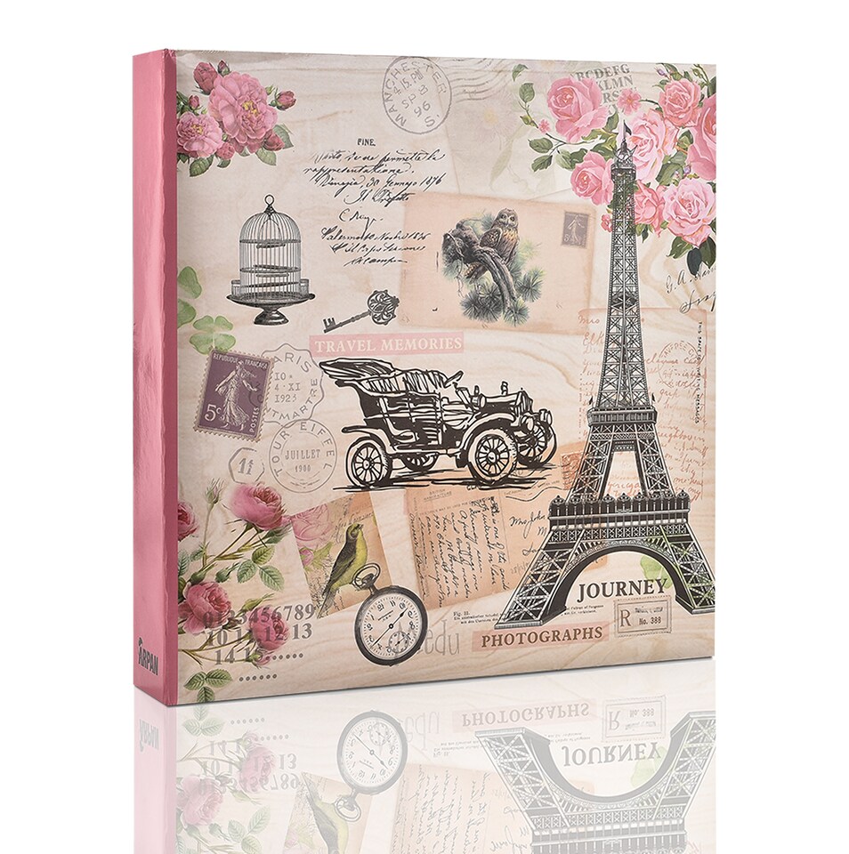 image 1 of ARPAN Large 3-Ring Binder Photo Album Holds 500 Photos 6x4" (10x15cm) – Slip In Pocket Picture Album for Wedding, Baby, Birthday, Family & Travel Memories