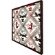 image 3 of Egyptian hieroglyphs in red & black (Picture Frame) Brown | Oak | L