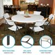 image 3 of Side table Lifetime Cream 152 x 74 x 152 cm Steel Plastic N/A