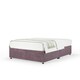 image 1 of Signature Platinum 2000 Pocket Sprung Mauve Naples Velvet Divan Set Double