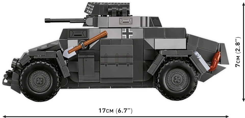 image 1 of Cobi 2657 - World War II - Sd.Kfz.222 502 pcs