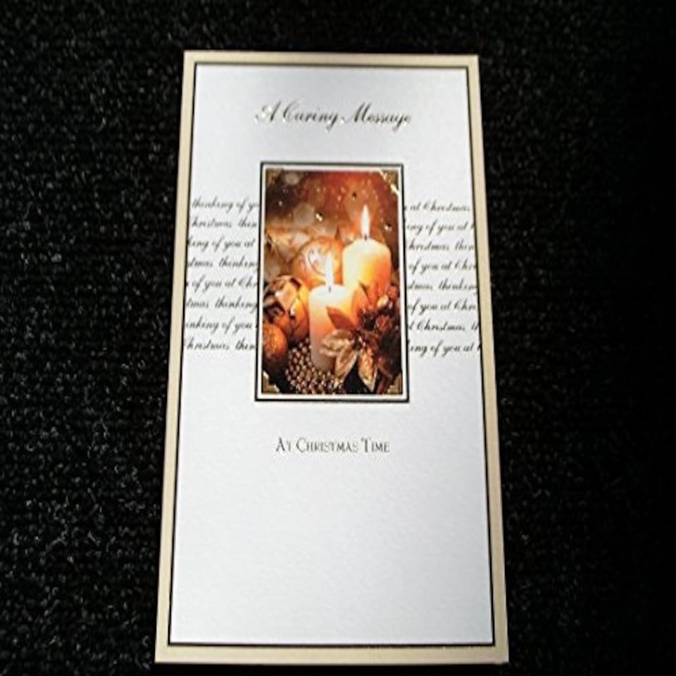 image 1 of A Caring Message Christmas Card - Greeting Card By Wishing Well