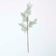 image 1 of Homescapes Artificial Snowy Christmas Pine Stem, 27 cm