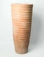 image 2 of Primrose Terracotta Red Tapered Tall Outdoor Cylinder Planter with Drainage 100cm