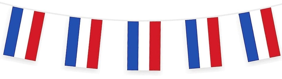 image 1 of Netherlands Flag Rectangle Party Bunting 10m with 20 Flags