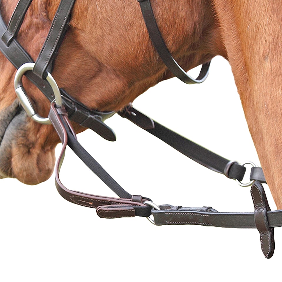 Shires Flexible Leather Horse Reins | Multi | Havana | Cob/Full | 1