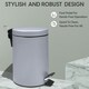 image 7 of Upgrade your home with this brand new stainless steel pedal bin, designed to complement any modern kitchen, bathroom, or office. Grey
