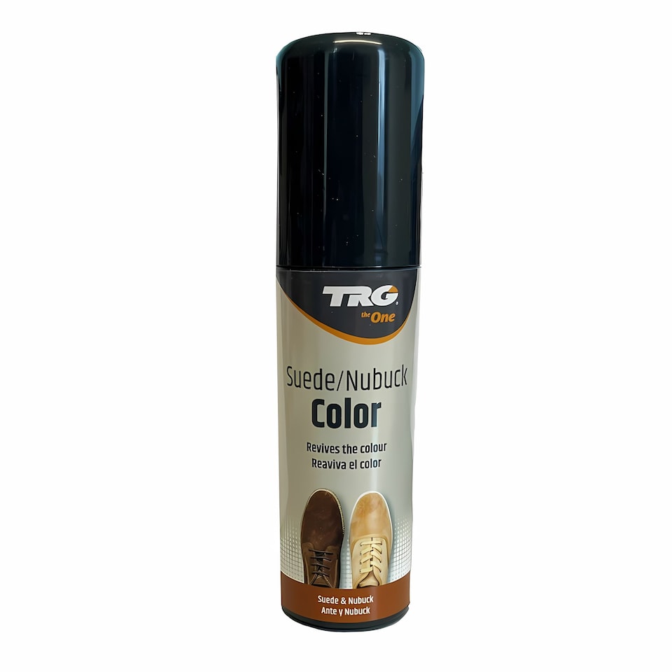 image 1 of TRG Suede and Nubuck Colour Restorer with Sponge Applcator for Shoes 75ml | Brown | Dark Brown