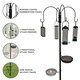 image 2 of Wild Bird Feeding Station with Hanging Feeders, Water Bath & Seed Tray