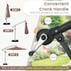 image 7 of COSTWAY 290 cm Solar Offset Hanging Sunshade Parasol Coffee Brown