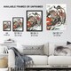 image 3 of Mystical Bird Woman with Flute Vintage Wall Art Print Hokusai 12x16"
