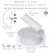 image 2 of CGC Lighting SCARLET White Adjustable LED Rechargeable Magnetic USB Bedside Wall Light | White | White | Base plate: Diameter 9.5 cm, depth 3.5 cm; Light head: Length 7 cm, extended length forward 8 cm
