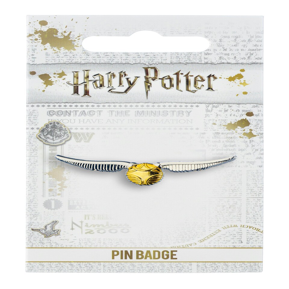 image 1 of Golden Snitch Pin Badge- HPPB0004