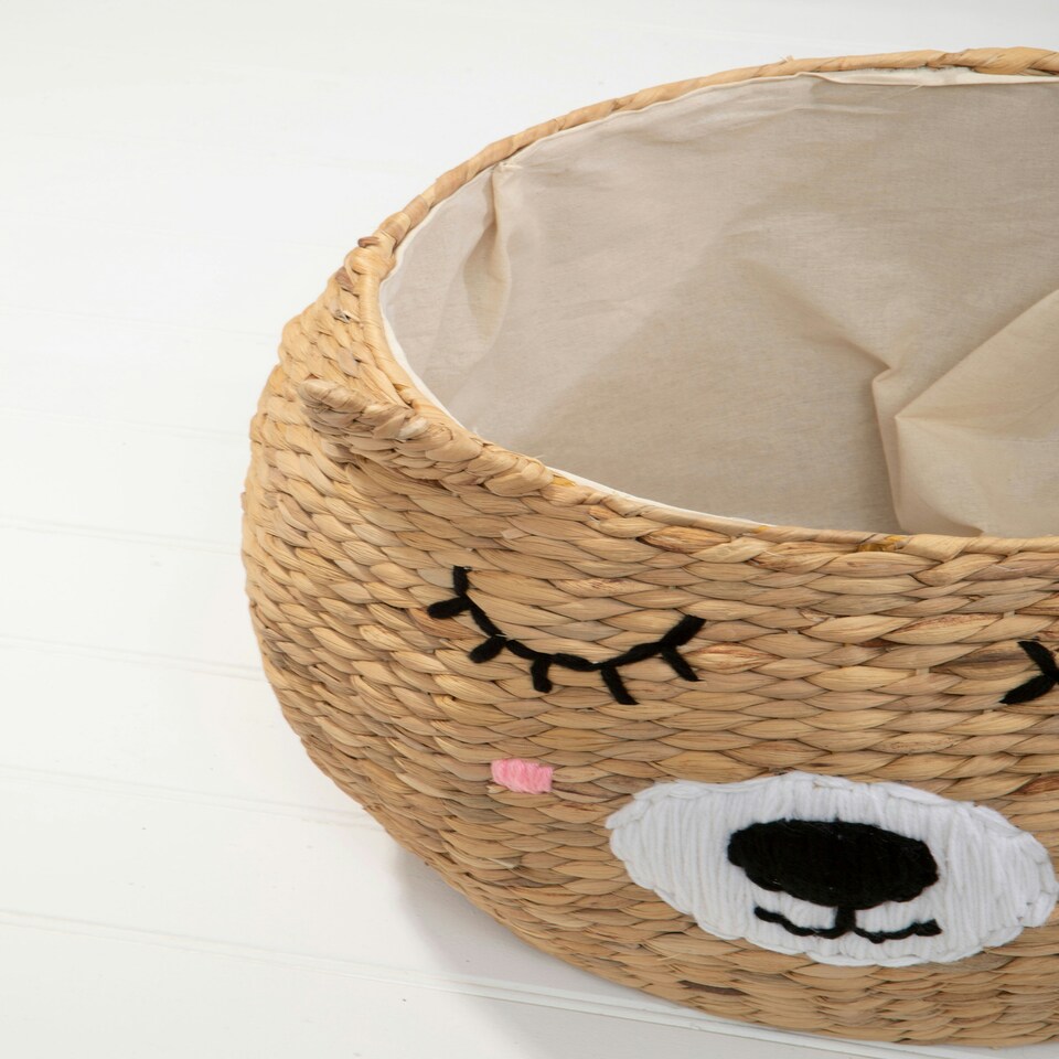 image 1 of Lidi Cat Face Basket Cream