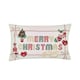 image 3 of Catherine Lansfield Merry Christmas Cross Stitch 30x50cm Cushion Natural Cream | Natural | 30 x 50 cm