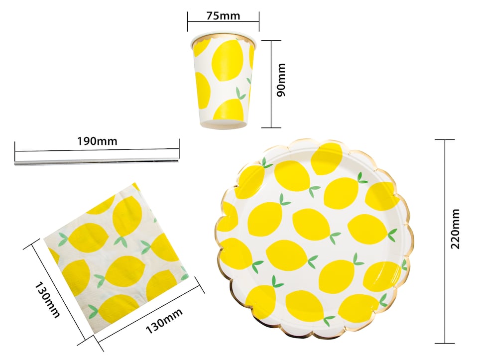 image 1 of 40 Piece Party Tableware Set
