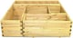 image 2 of Primrose Wooden Pine Raised Cube Planter Treated Pine & Responsibly Sourced 50cm