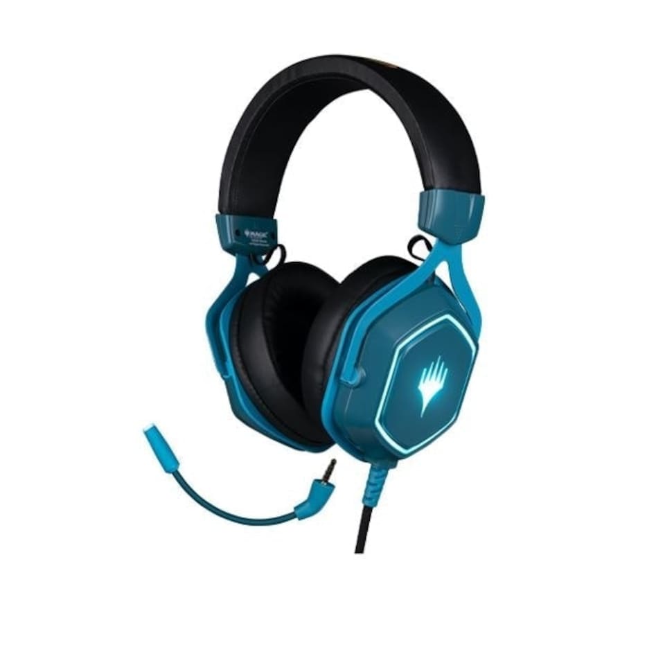 image 1 of Konix Magic the Gathering 7.1 LED Gaming Headset Blue