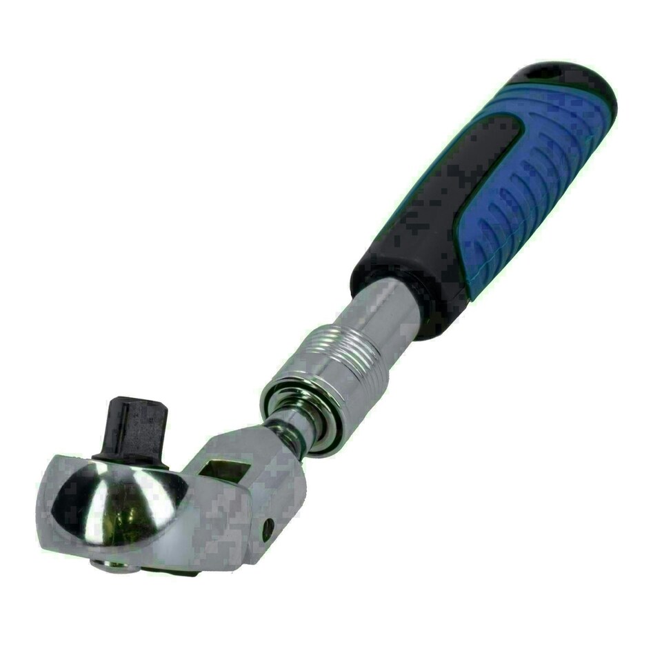 image 1 of 3/8in Drive Telescopic Flexi Head Ratchet 72 Teeth Quick Release 250 - 350mm