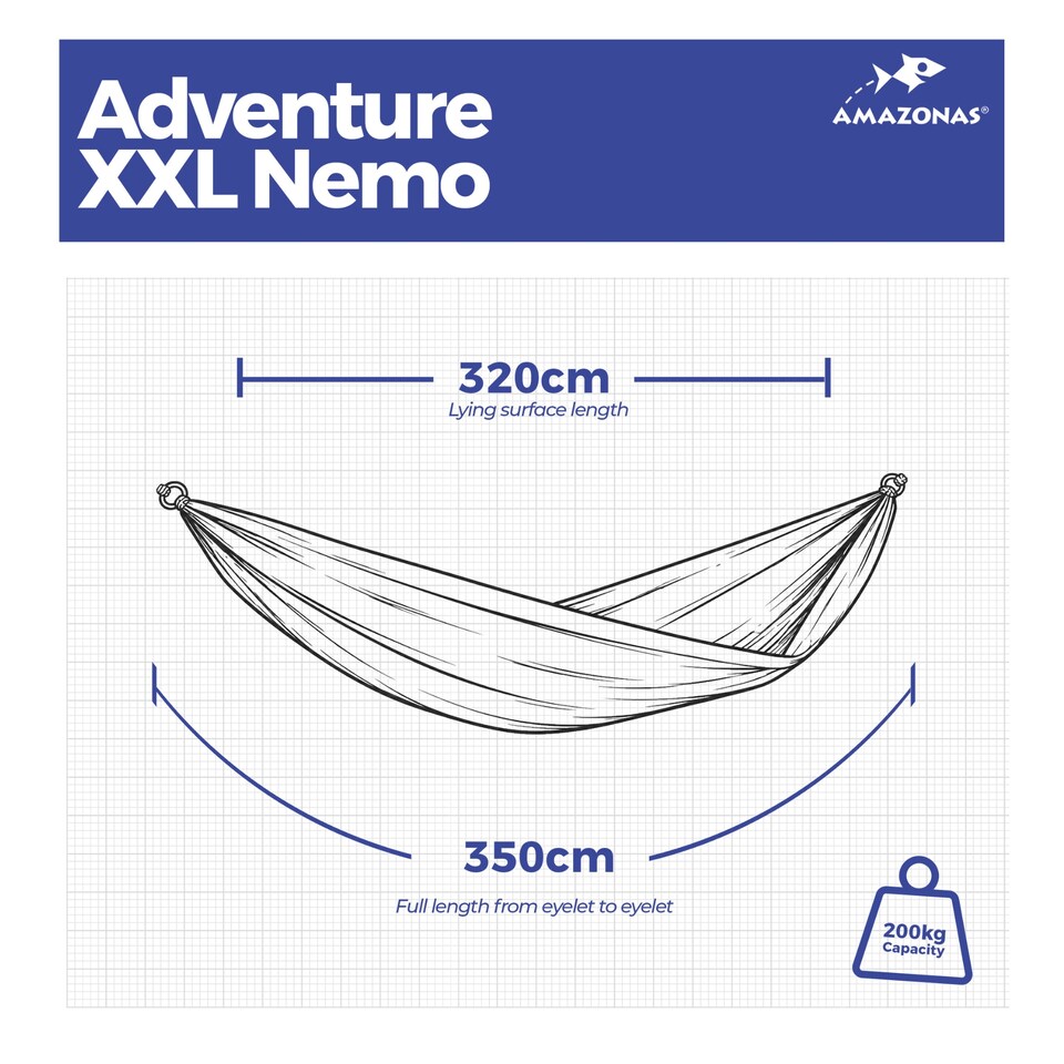 image 1 of Adventure Ultralight Hammock XXL Nemo