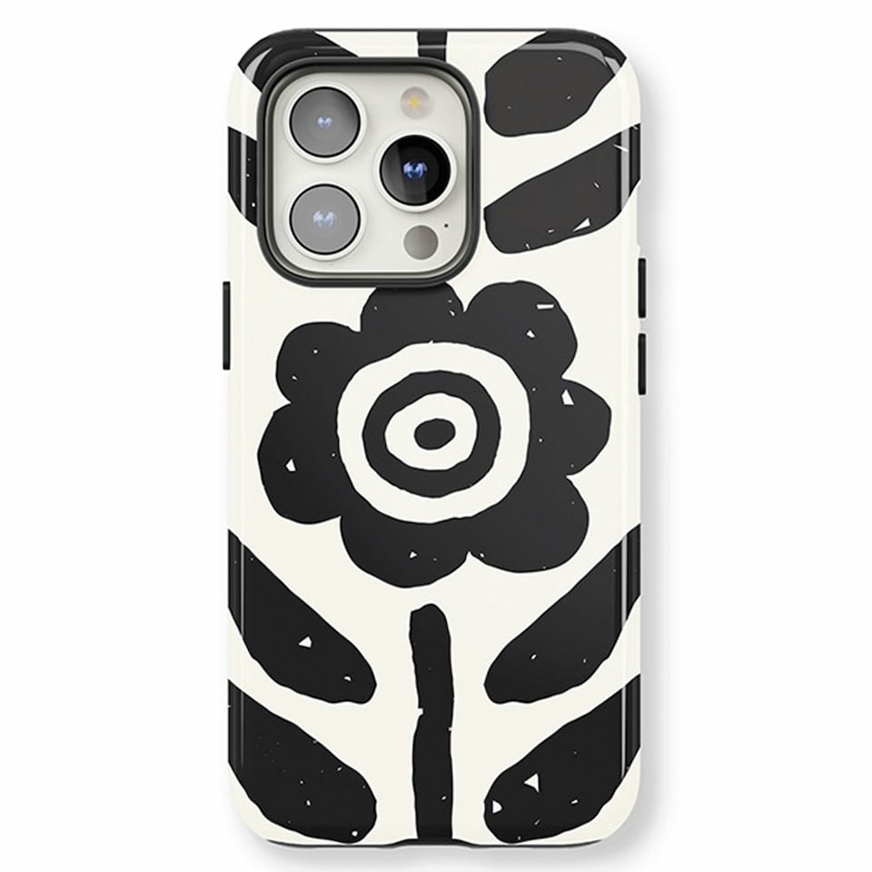 image 1 of Abstract Flower Phone Case Black | iPhone 16e
Slim | iPhone 16e
Slim