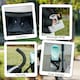 image 6 of PawHut Lightweight Foldable Dog Stroller for Mini Dogs Grey