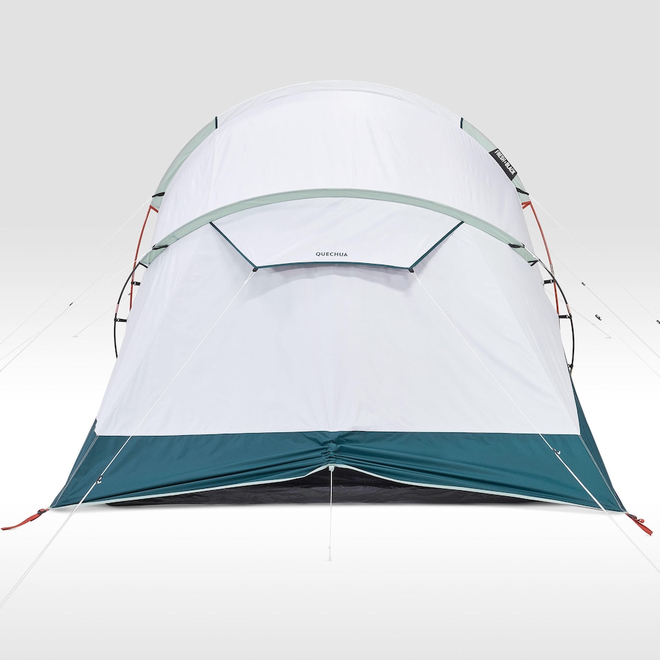image 1 of Decathlon 4-person, 2-bedroom camping tent, Arpenaz 4.2, Fresh & Black