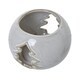 image 3 of Hill Interiors Ceramic Christmas Tree Tealight Holder - White - One Size