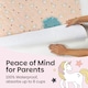image 3 of Toddler Potty Training Bed Pads - Non-Slip - Soft Waterproof Bedwetting Pee Protector Mat for Kids - Multi-Layer, Washable, Absorbs Up to 2000ml - 90 x 85cm Pink | Unicorn | Single