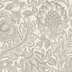 image 1 of Belgravia Fernhurst Floral Trail Wallpaper - Silver - 10m x 53cm Silver