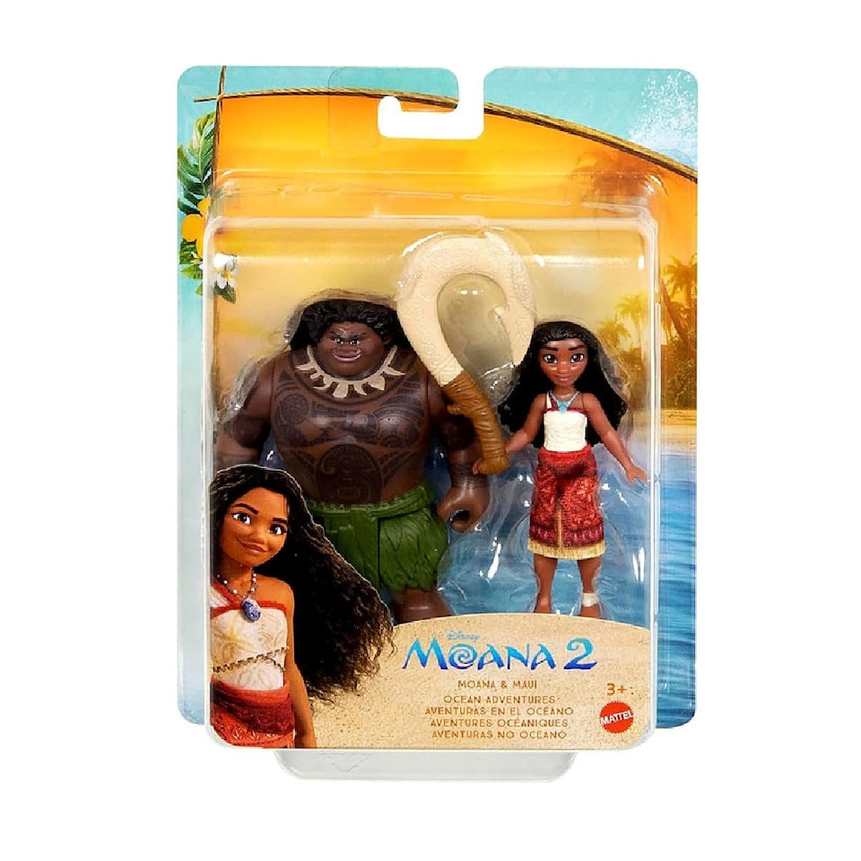 image 1 of Disney Moana 2 Moana & Maui Ocean Adventures Action Figure Set