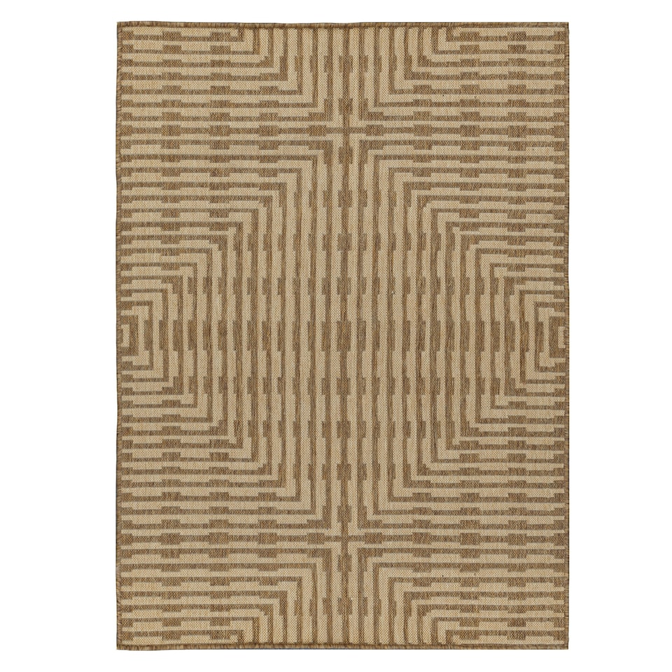 image 1 of Yard Sandown Jute Effect Natural Indoor/Outdoor Rug Brown | 140 cm x 200 cm