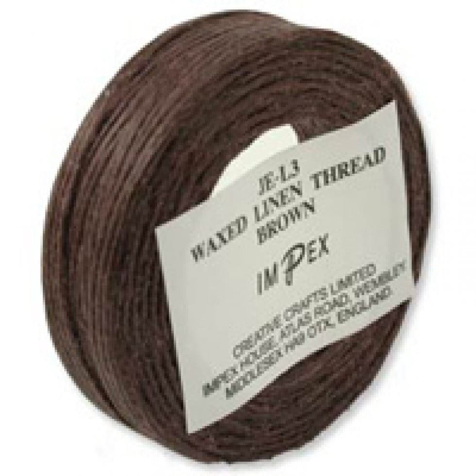 Trimits Brown Waxed Linen Thread (Value Pack of 10) For Dressmaking ...