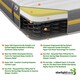 image 3 of Lunar Luxe Hybrid Mattress - Soft Feel, Memory Foam & Spring Support | Yellow | European Small Single