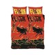 image 1 of The Flash Reversible Duvet Cover Set - Red/Black - Double Red | Double