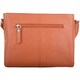 image 2 of Cross Body Shoulder Genuine Soft Leather Pocket Detail Handbag Orange | Autumn Ink Russet