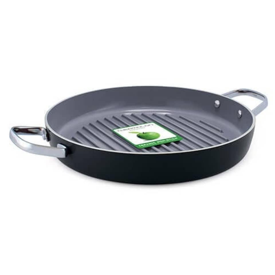 image 1 of GreenPan Essentials 28cm Round Grill Pan