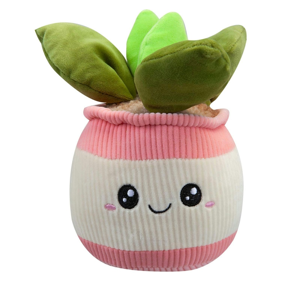 image 1 of Potted Plants Soft Toy Cute Plushie Huggable Cuddly Stuffed Toy Gift 20cm Pink