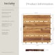 image 6 of Outdoor Tiles Tabula - easy click installation, acacia wood, weather-safe | Brown | brown | 31 x 31 x 2,20 cm | 40