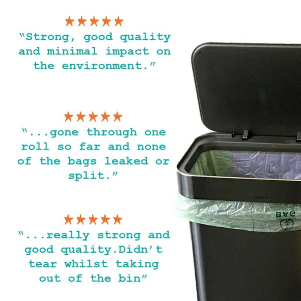 image 1 of 25 Biodegradable Bin Bags - 50 Litre