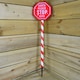 image 6 of 80cm Premier Christmas Outdoor Santa Stop Here Sign with Warm White LEDs