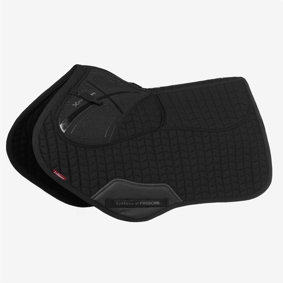 image 1 of LeMieux ProSorb Plain 2 Pocket Close Contact Square Black | Large