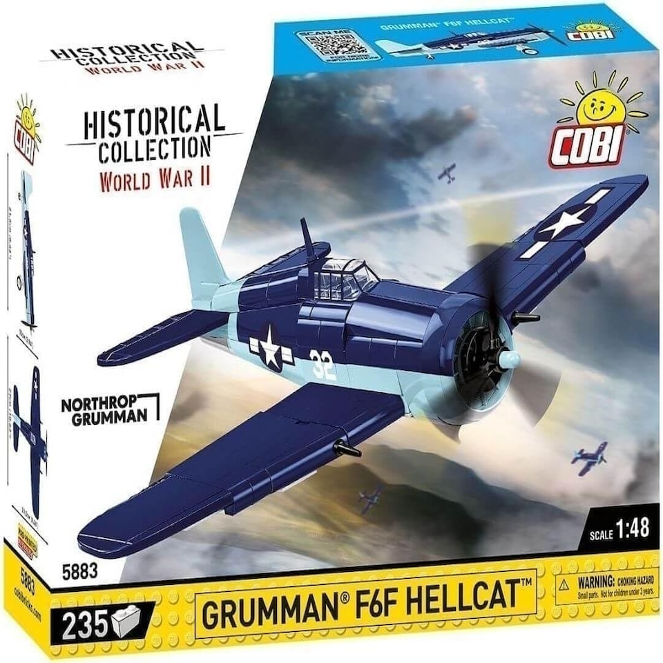image 1 of Cobi - World War II - Grumman F6F Hellcat 235 pcs