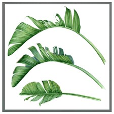 Triple botanical (Picture Frame) Grey | S