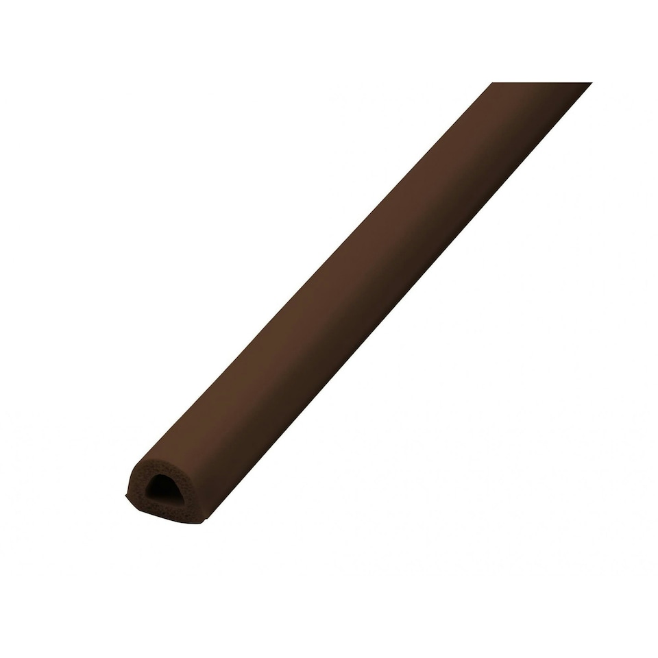 Faithfull Epdm Draught Excluder, D Profile - Brown - 9mm x 7.5mm | Brown