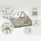 image 7 of MiniDream Baby Playmat Activity Gym and Playpen Mat - Jungle